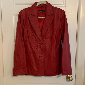 Pamela McCoy Women's Bold Red Blazer
